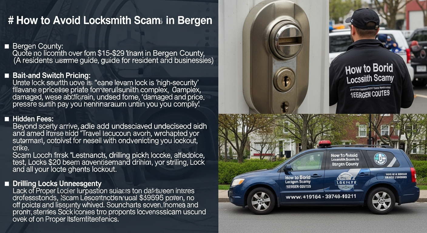 How to Avoid Locksmith Scams in Bergen County — Trusted Key Locksmith